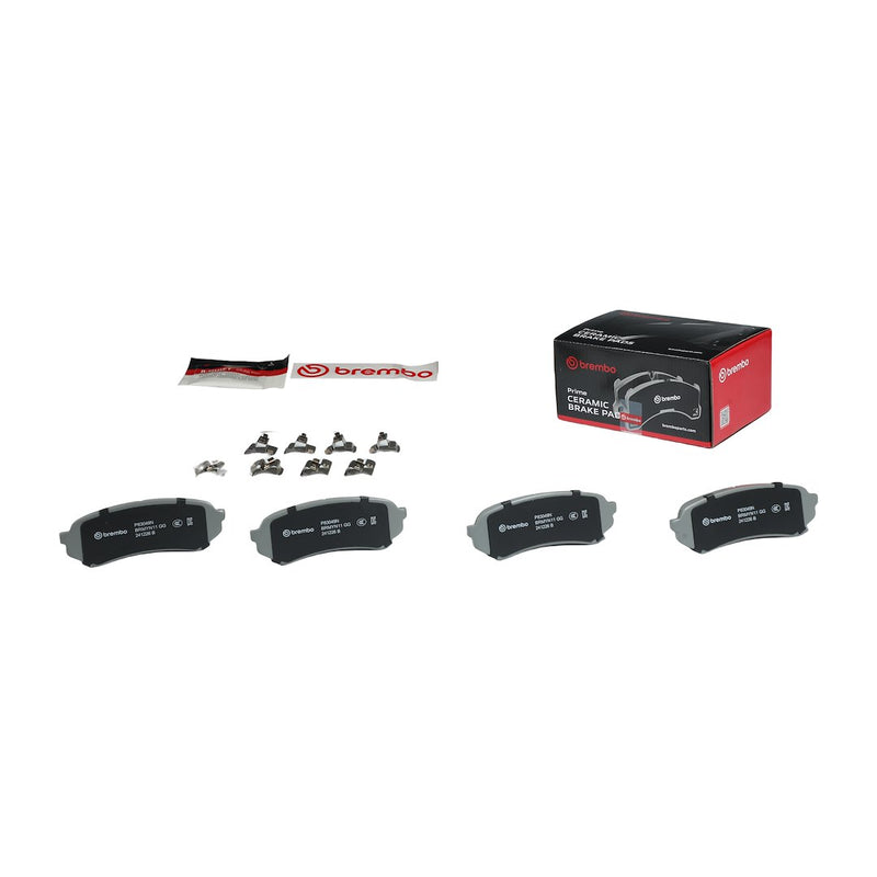 Brembo Premium Low-Met OE Equivalent Pad Brake Pad P83049N - Disc Set