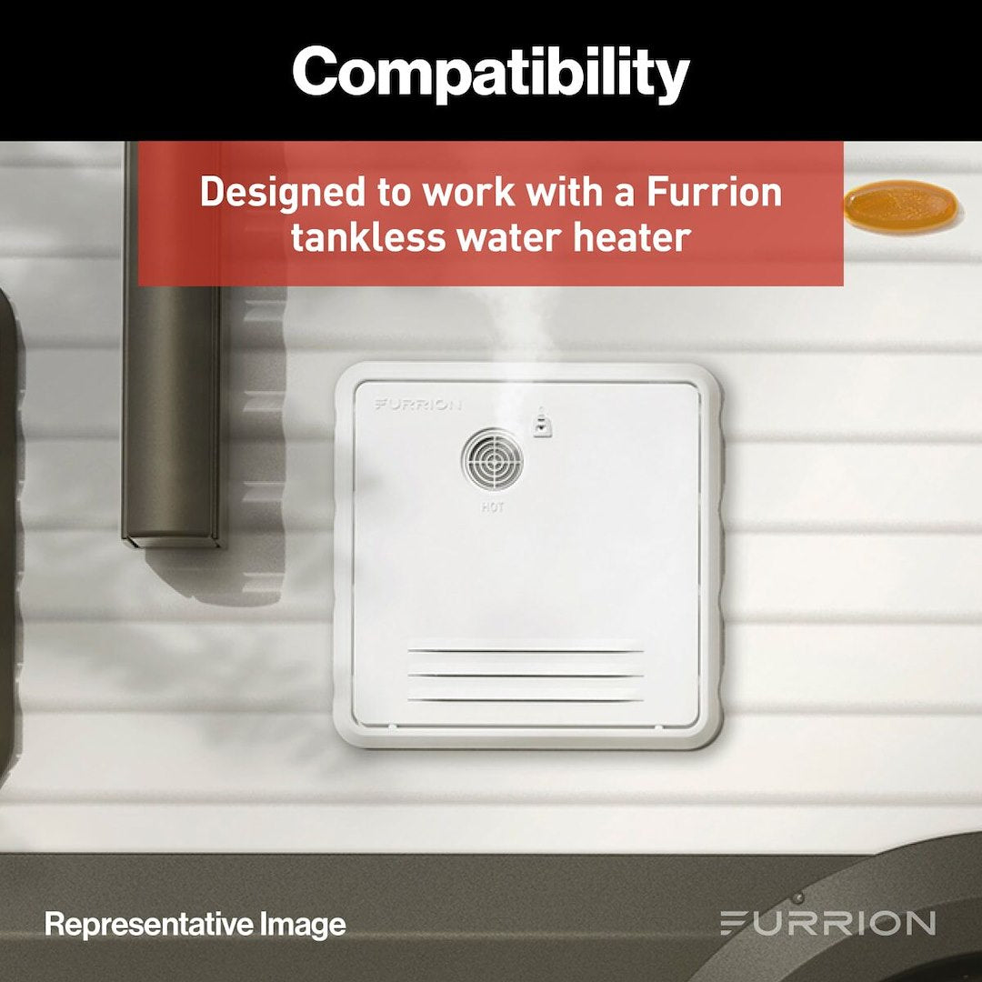 Furrion LLC Vibration Smart™and Climate Smart™ Water Heater Access Door FWH41EA-BL-AM - Black 18.1 16.1 Retrofi