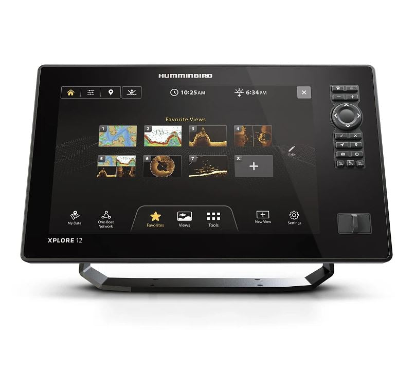 Humminbird Crisp And Vibrant Display Clarity Fish Finder 412020-1 - Xplore 12 Cmsi