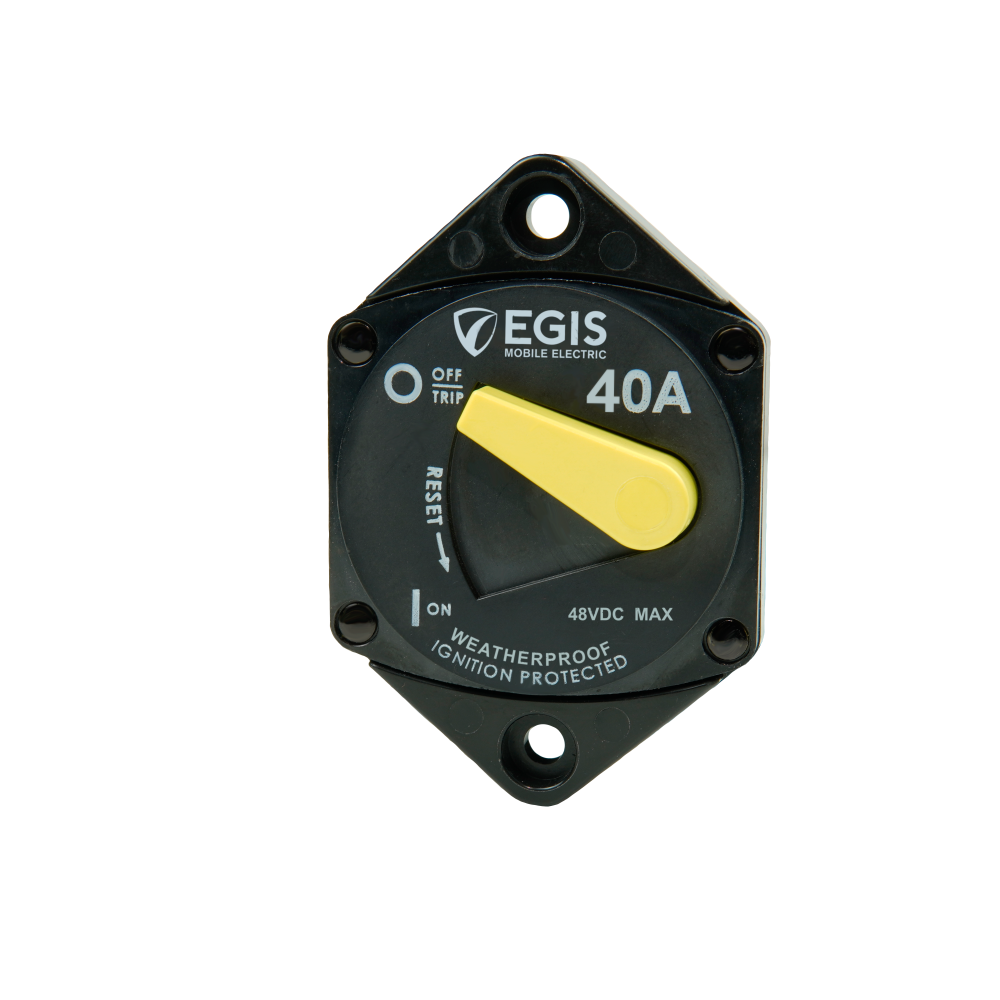 Egis Mobile Made In USA Circuit Breaker 4707-040 - 87 Series 40 Panel Mount