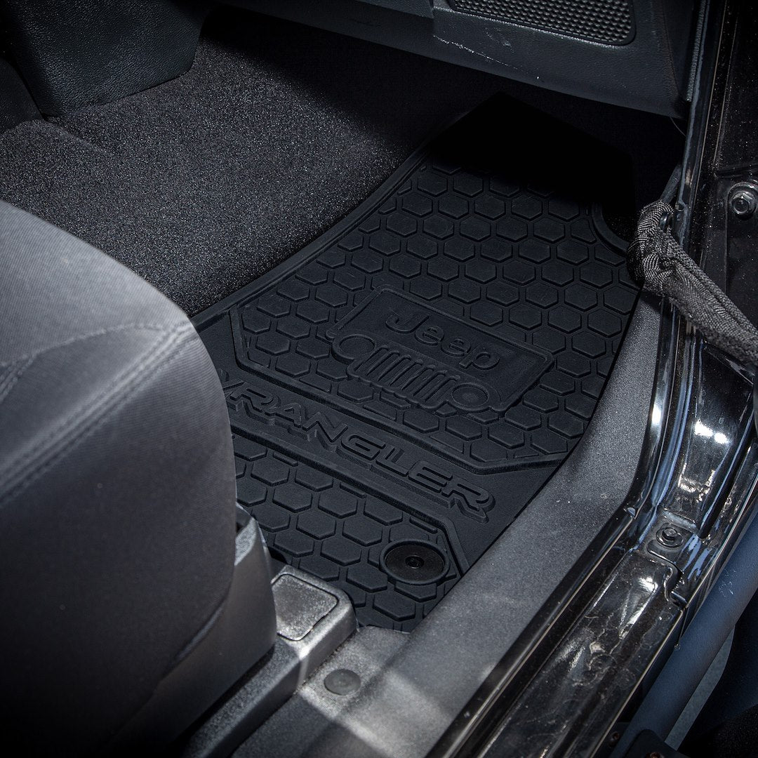 Plasticolor Weather On An Easy-To-Clean Surface Floor Mat 001803R01 - Jeep App Specific Mats