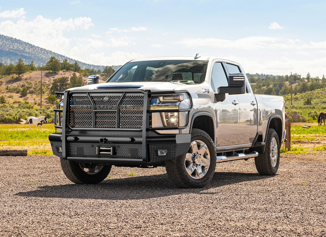 Steelcraft Convenient Front Receiver Hitch Bumper HD10447RCW - 20-23 Chevy Silverado 2500 3500 BL