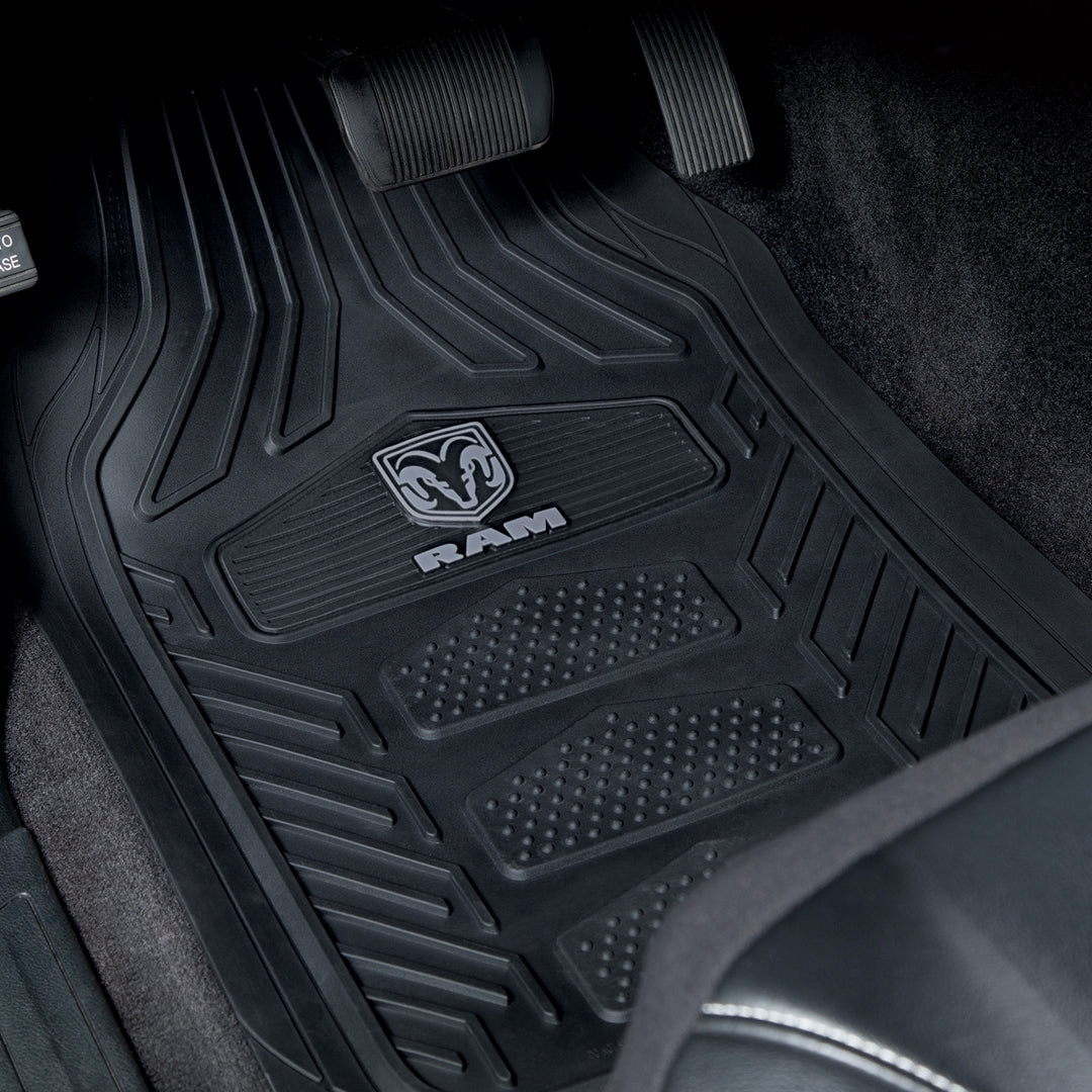 Plasticolor Features With Ram Logo Floor Mat 001672R25 - Weatherpro 4PC