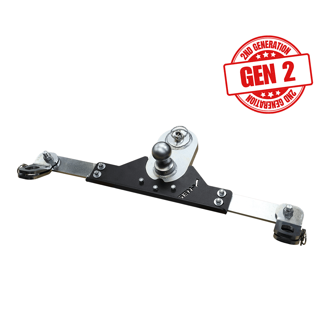 GEN-Y Hitch Maintenance Free Gooseneck Trailer Hitch Ball GH-21011 - Goosepuck Offset