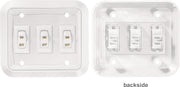 RV Designer S661 - White Wallplateswitch Triple