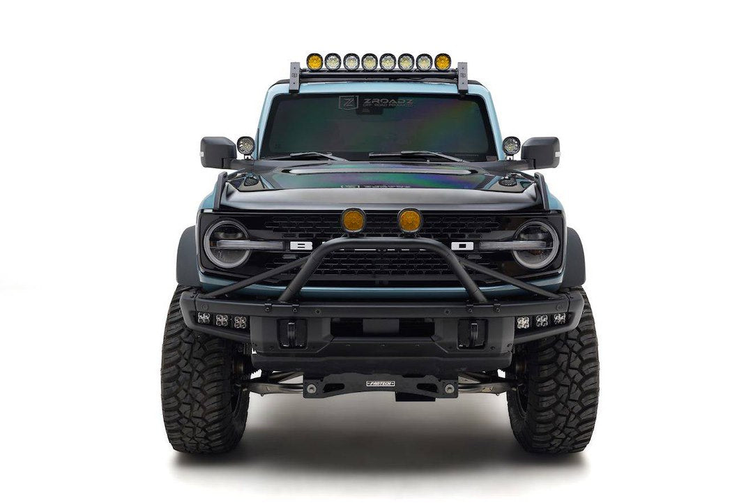 T-REX High Impact Polycarbonate Lens Driving/ Fog Light Z3090WRD-KIT6W2A - 21-23 Bronco Roof Rack Led Kit