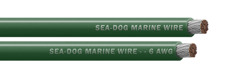 SEA DOG 8006042 - Green Awg 100FT Battery Cabl