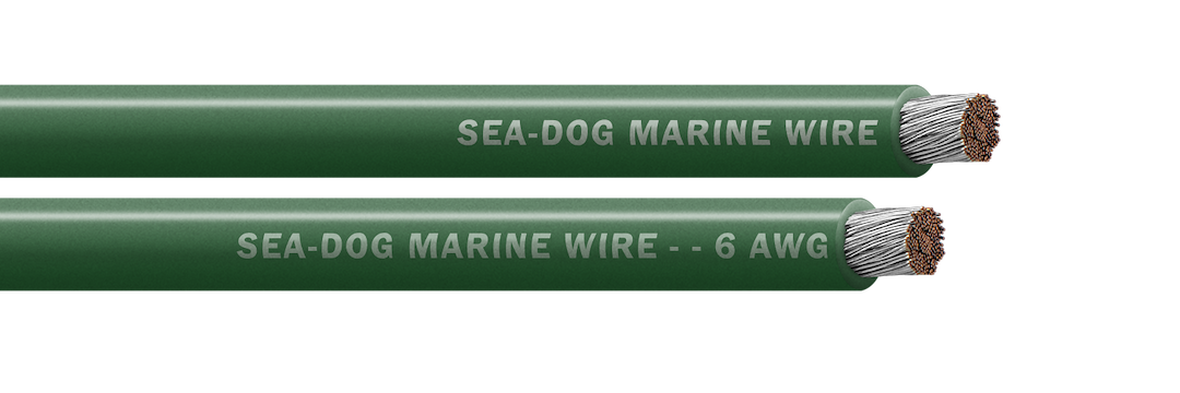 SEA DOG 8006042 - Green Awg 100FT Battery Cabl
