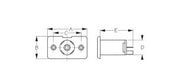 SEA DOG Made In USA Power Port Socket 426113-1 - Socket Socket Cap 12V