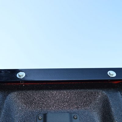 Cattleman Provides Security For Moving Cargo Headache Rack CR210BO - BO Window Guard Window Cut