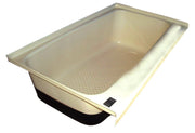 Icon 00483 Constructed of durable abs plastic - White Right Hand Drain