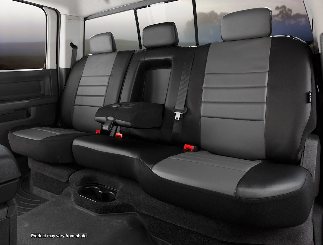 FIA OEM Grade Leatherette Seat Cover SL67-63 Gray - SL Front 60 40