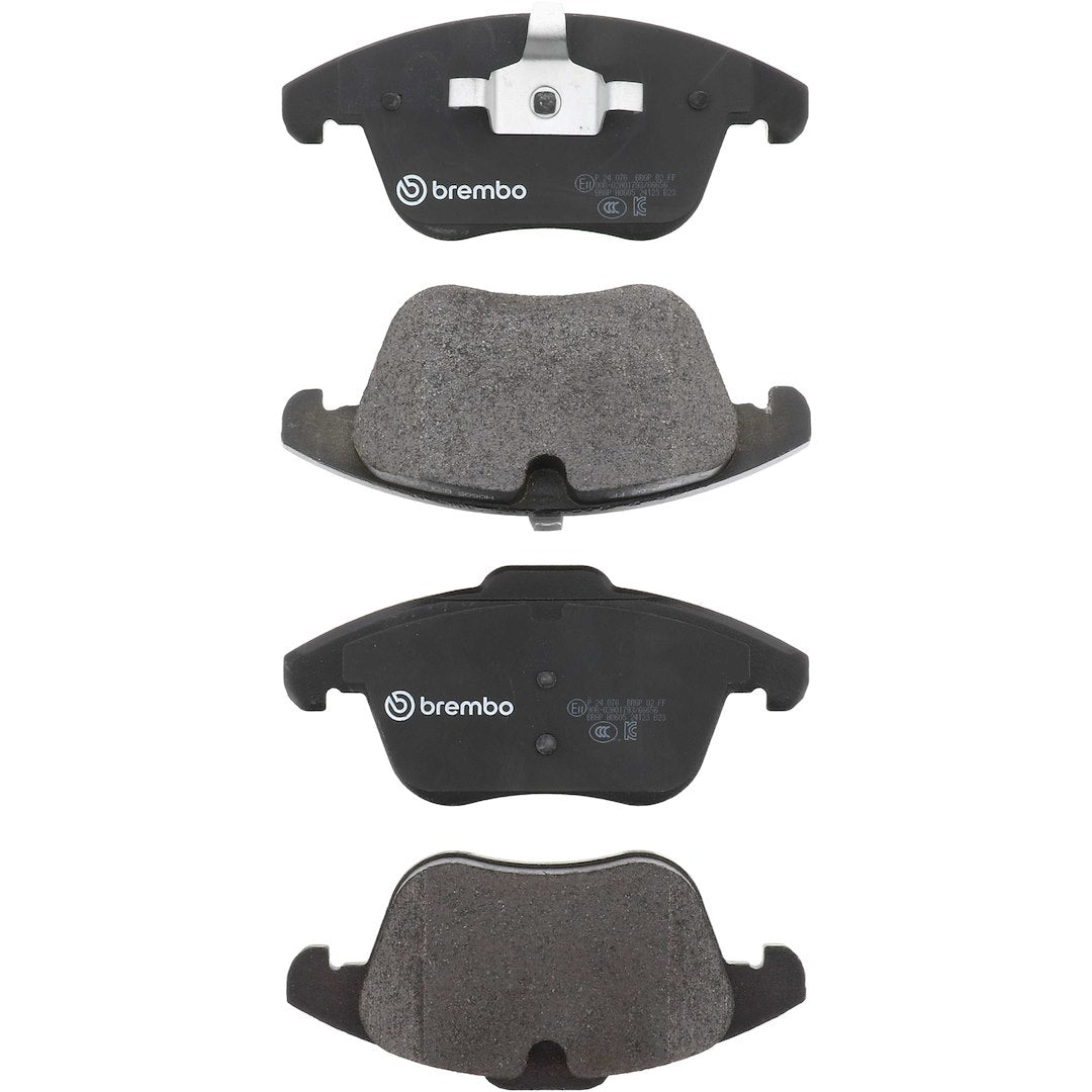 Brembo Premium Low-Met OE Equivalent Pad Brake Pad P24076 - Disc Set