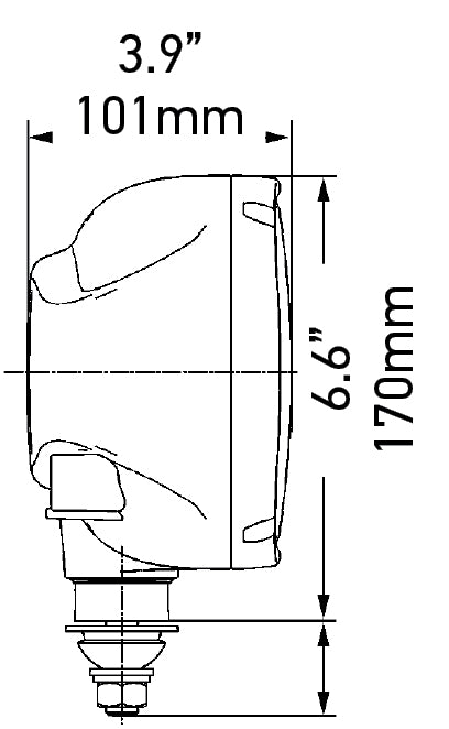 Hella 996174251 Headlight Assembly