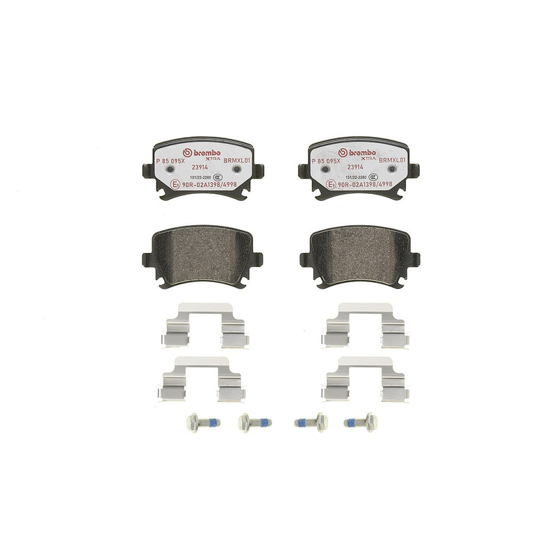 Brembo Premium Low-Met OE Equivalent Pad Brake Pad P85095X