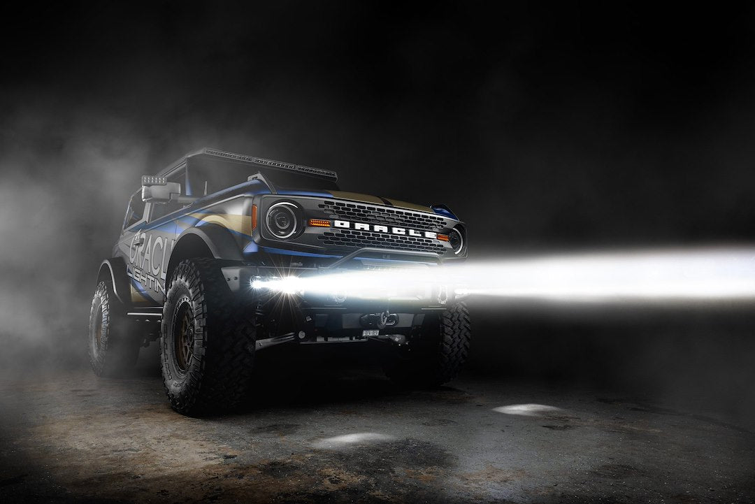 Oracle Light Mounts Easily Using Factory Hardware Driving/ Fog Light 5928-LZZ-001 - Offroad Lzr Led Fogkit Bronco 21-24