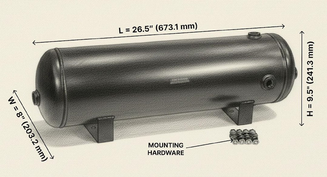 Hornblaster TA-507H Air Tank