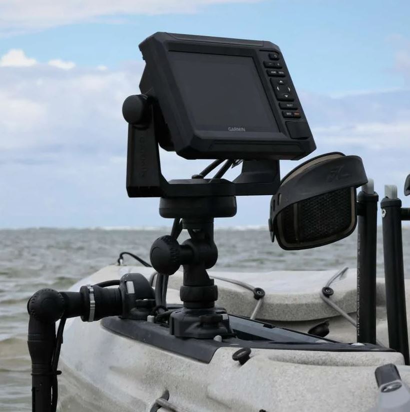 Railblaza Tool-Free Removal Fish Finder Mount 02-4178-11 - Garmin R-Lock