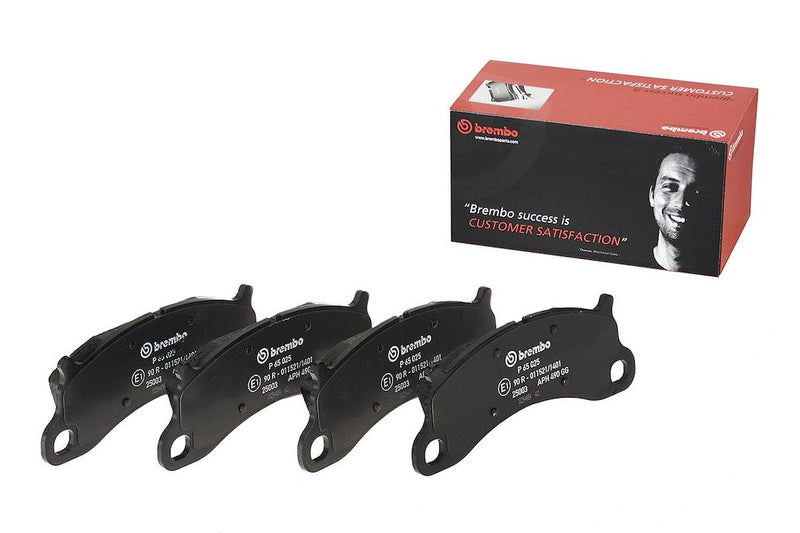Brembo Premium Low-Met OE Equivalent Pad Brake Pad P65025 - Disc Set