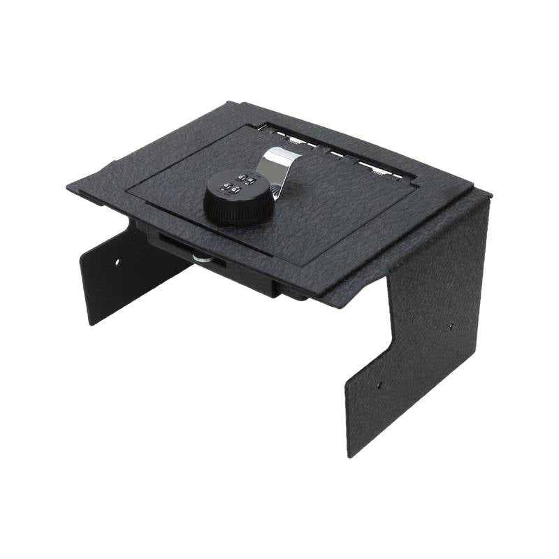 Black Horse Welded Tab And Notch Seams Console Security Insert Astt24 - 2024-2024 Toyota Tacomablack