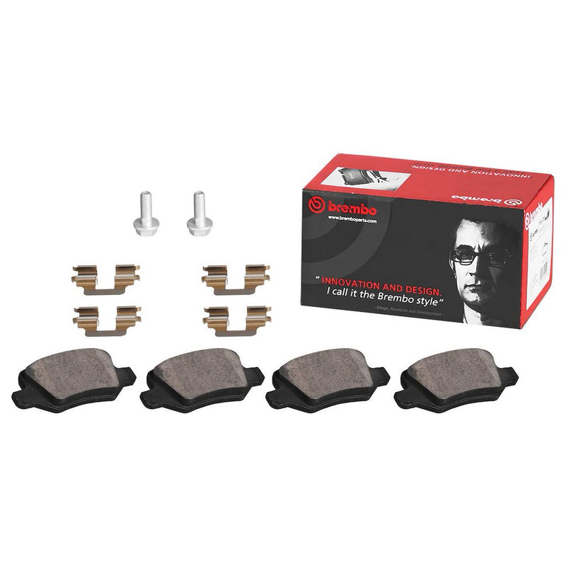 Brembo Premium Low-Met OE Equivalent Pad Brake Pad P50057N - Disc Set