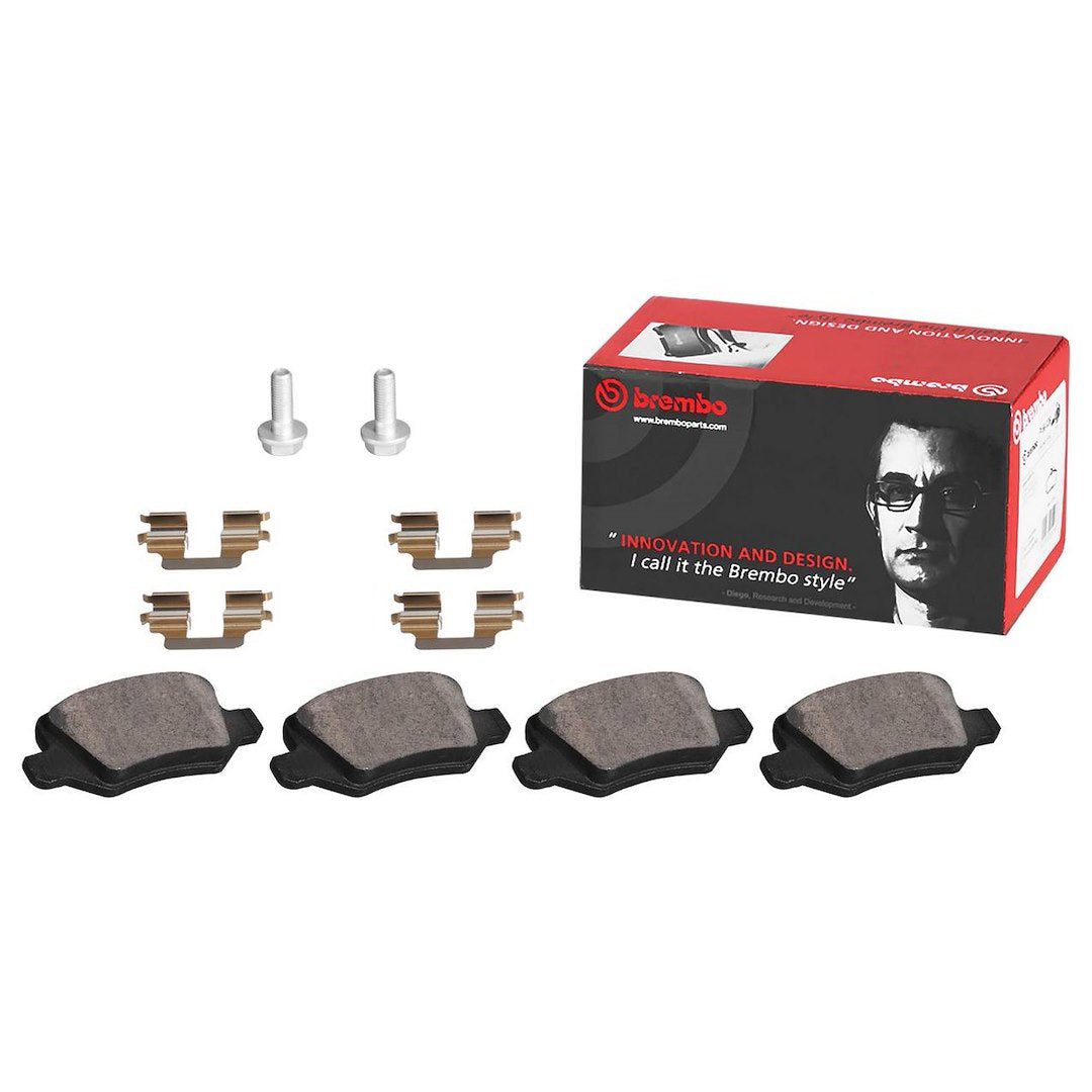 Brembo Premium Low-Met OE Equivalent Pad Brake Pad P50057N - Disc Set