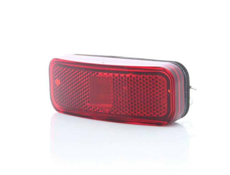 Optronics Snap-On Replaceable Lens Trailer Light MCL40RBBP - Red 2LED Marker Reflex
