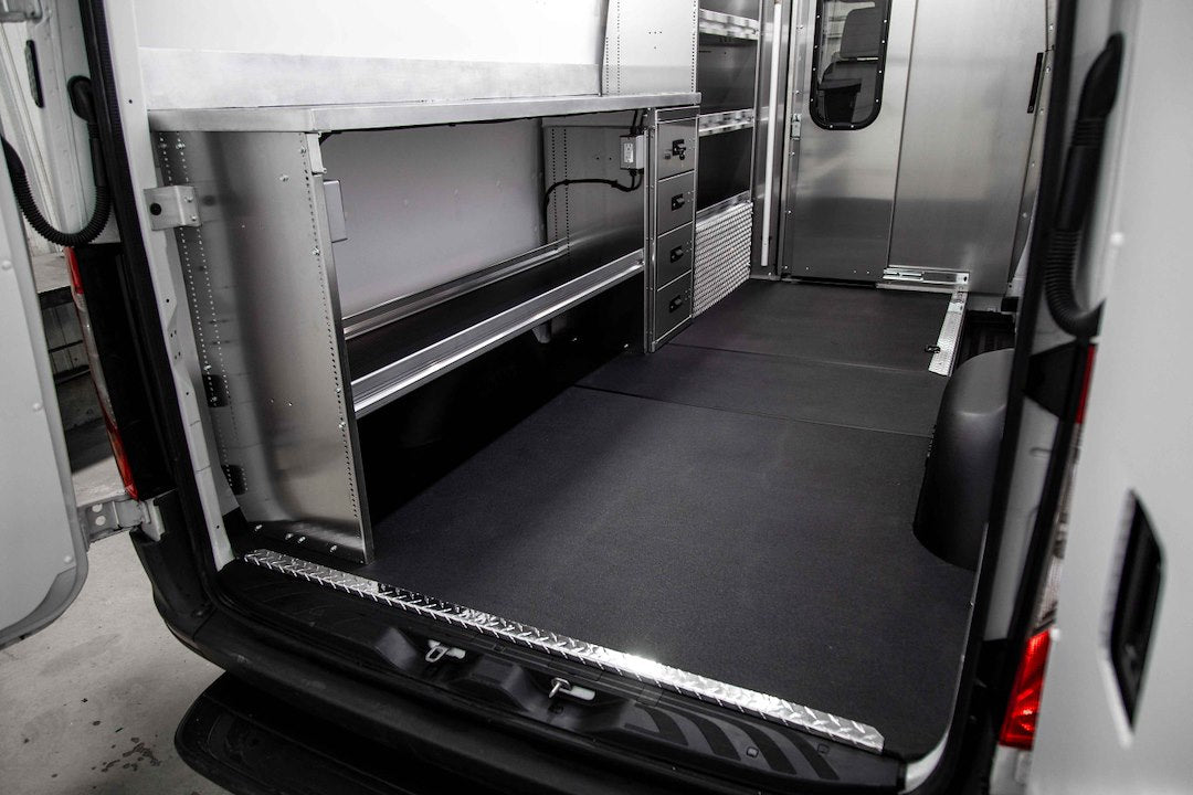 Legend Fleet Decreases Road Noise Cargo Area Liner 122-135-6441 - Stabiligrip Floor Sprinter 144WB