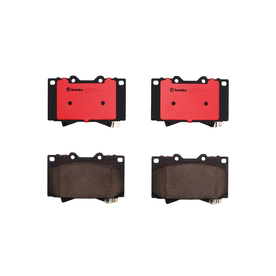 Brembo Premium Low-Met OE Equivalent Pad Brake Pad P83048N - Disc Set
