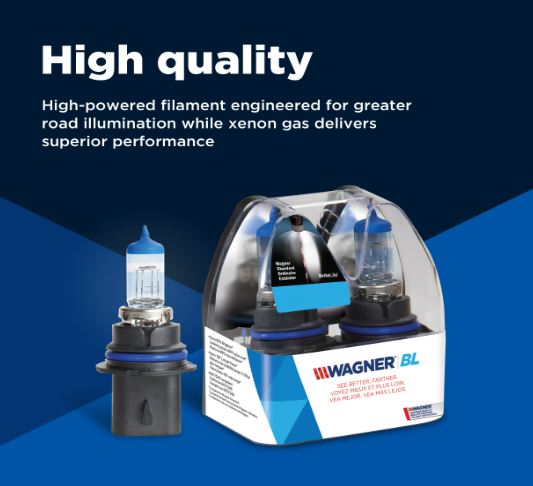 Wagner No Supplier Warranty Headlight Bulb BP9005XSBLX2 - Premium Forward Lighting Halogen
