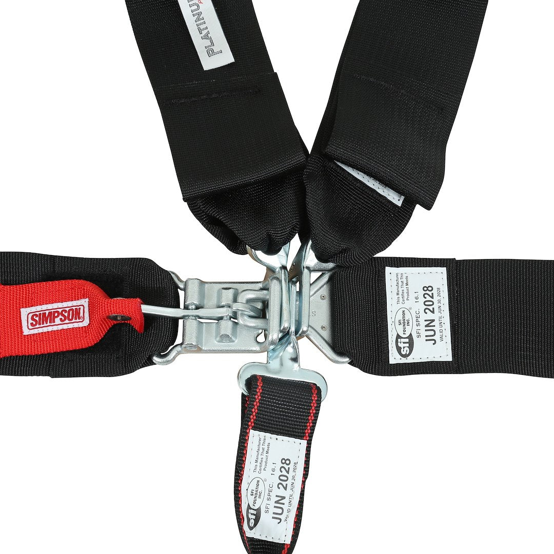 Simpson Race Made In USA Seat Belt SB51203 - Large Steel ADJ. Left SI