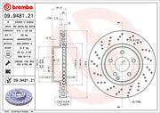 Brembo 09948121C02 Brake Rotor