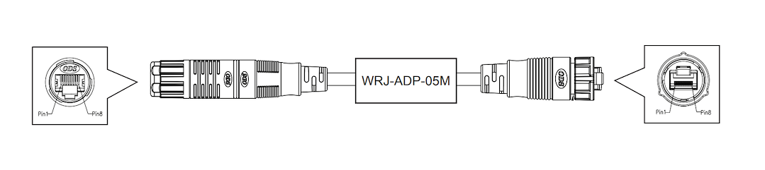 Furuno Offering Quality Design Ethernet Cable WRJ-ADP-05M - Adapter