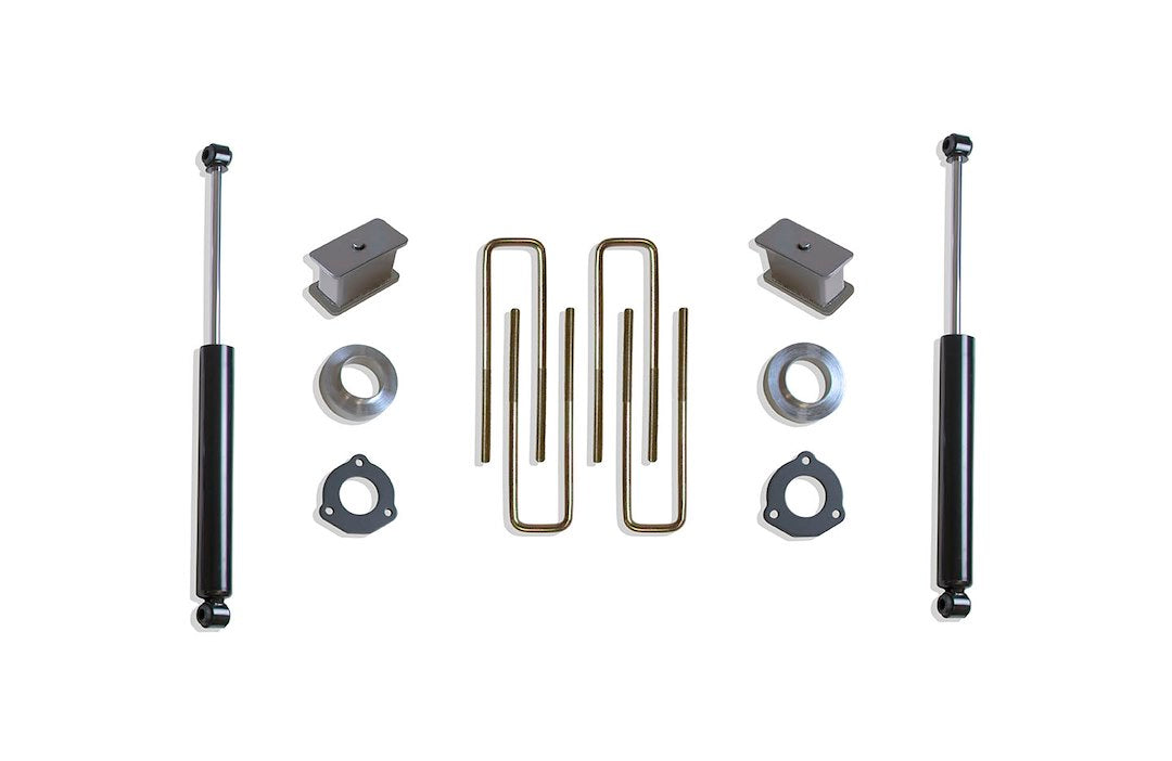 Maxtrac Maintains Factory Ride Quality Lift Kit Suspension 900430 - 2.5 Spacers3 Blks Uboltsmaxshocks