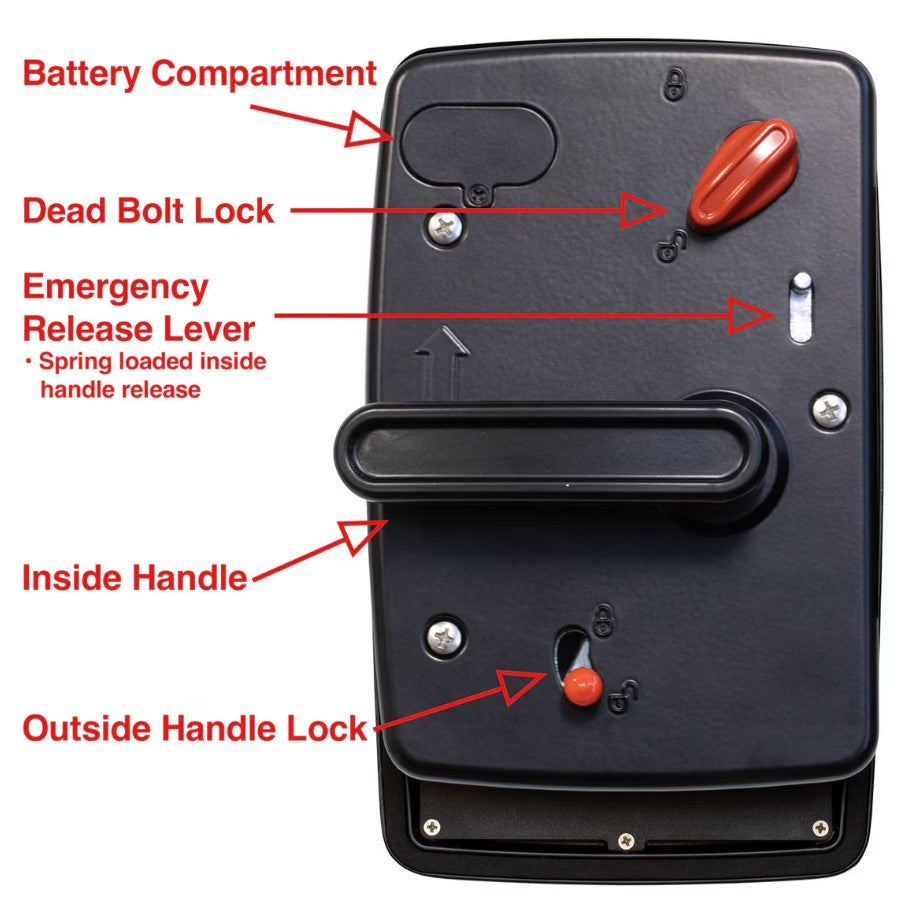 Creative PRO MRLBT-42560-2006-1PK Entry Door Handle