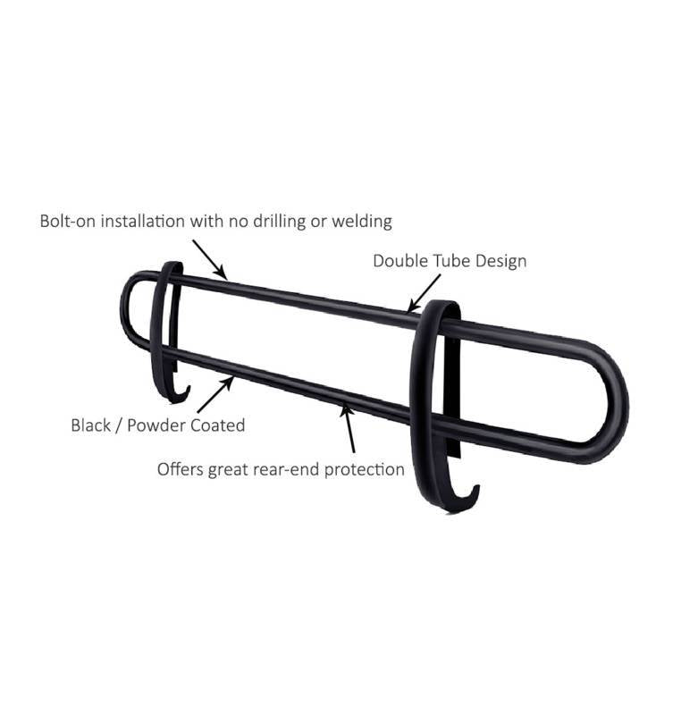 Black Horse Might Interfere With Rear Sensors Bumper Guard 8D93947A