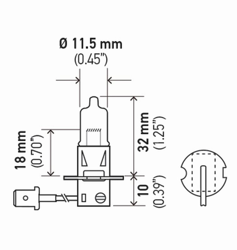 Hella H3SB Driving/ Fog Light Bulb