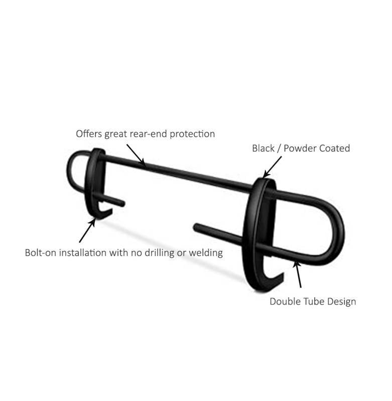 Black Horse Might Interfere With Rear Sensors Bumper Guard 8TM30A - 2003-2018 Lexus GX460
