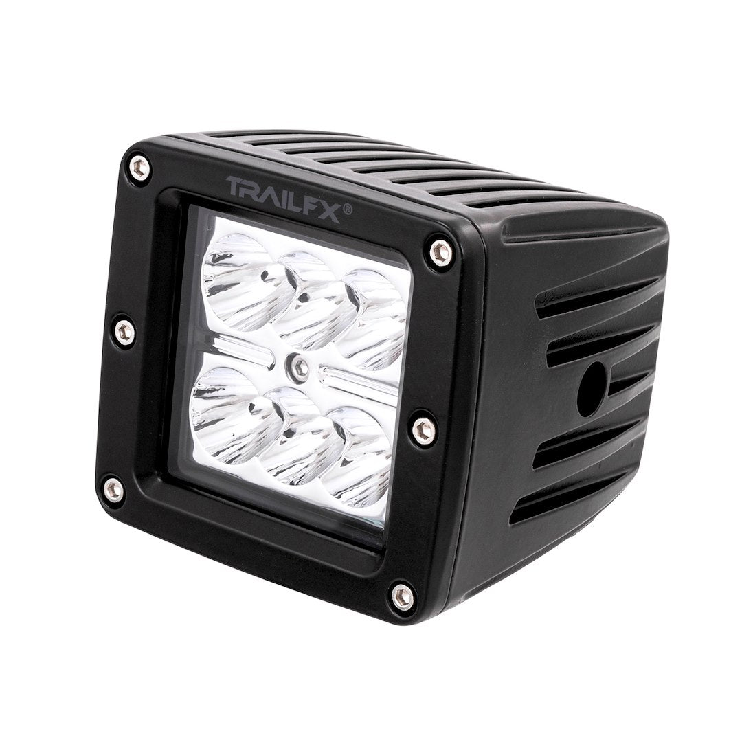 Trailfx Limited Lifetime Warranty Driving/ Fog Light 3X2S2 - 3X2 Pod 6X3W SP PR BK Cvr