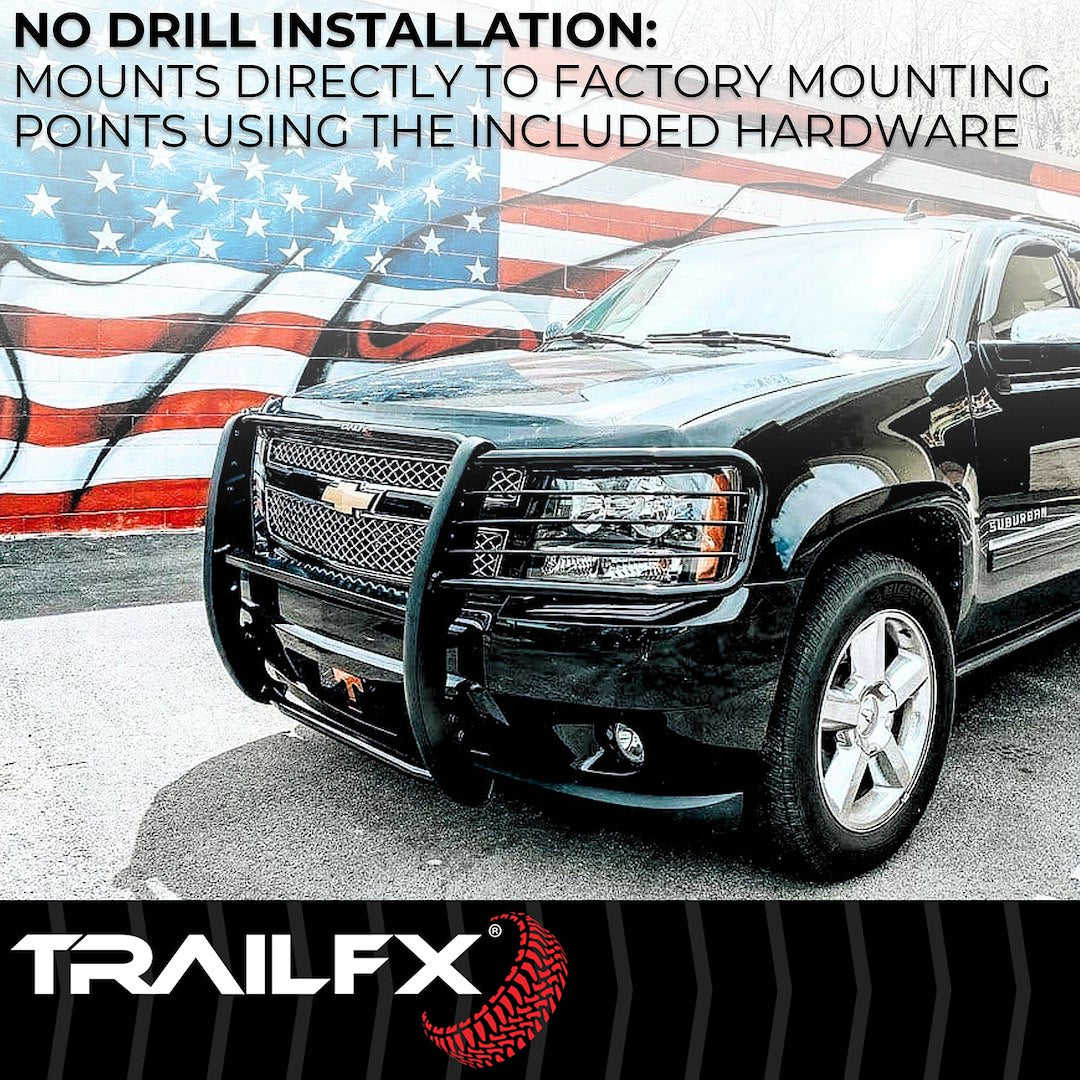 Trailfx E0048T Grille Guard - Black