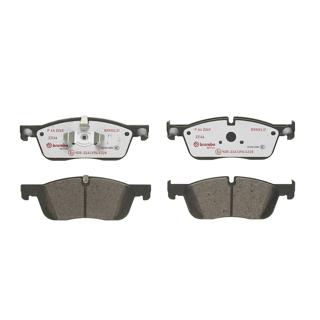 Brembo Premium Low-Met OE Equivalent Pad Brake Pad P44026X
