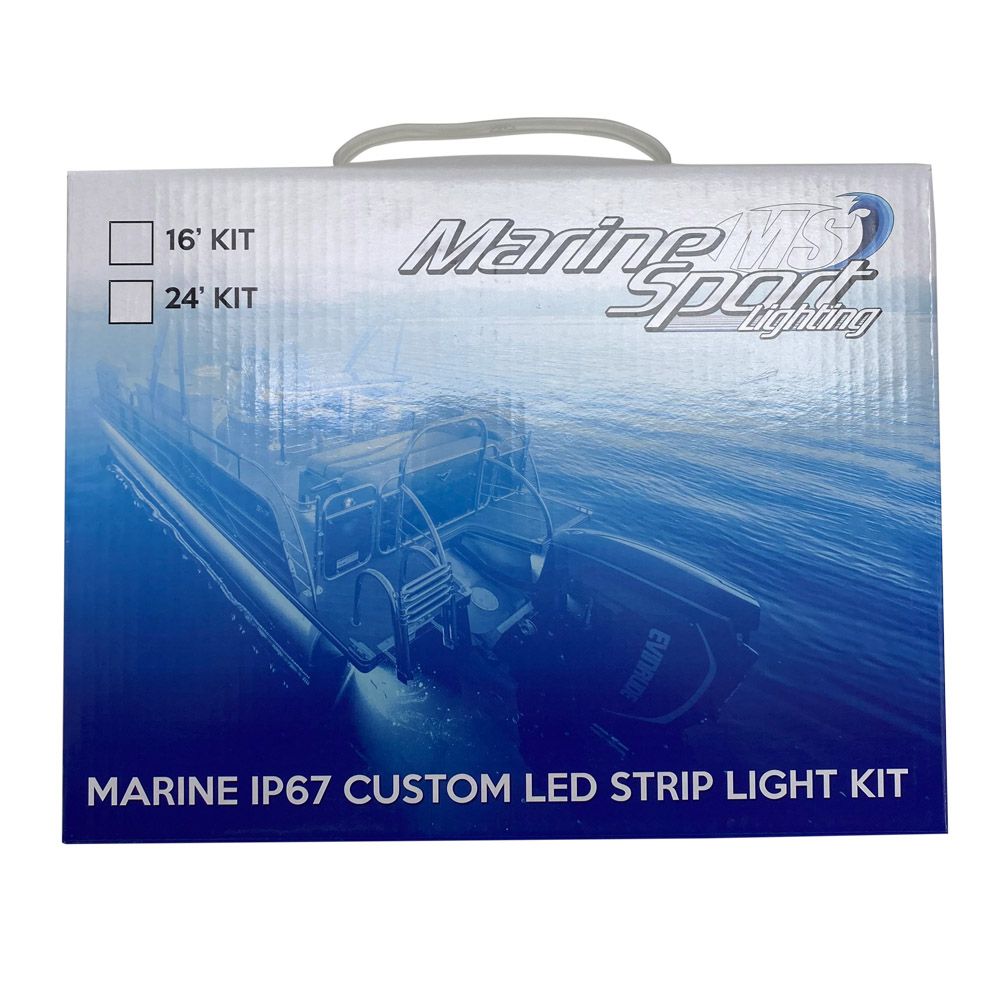 Racesport LT Made In USA Rope Light MS9Ftwstrip-R - Red Flexible Strip Clea
