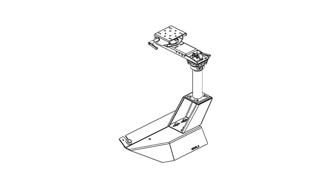Havis Limited Lifetime Warranty Laptop Mount PKG-PSM-1009 - Standard Passenger Side
