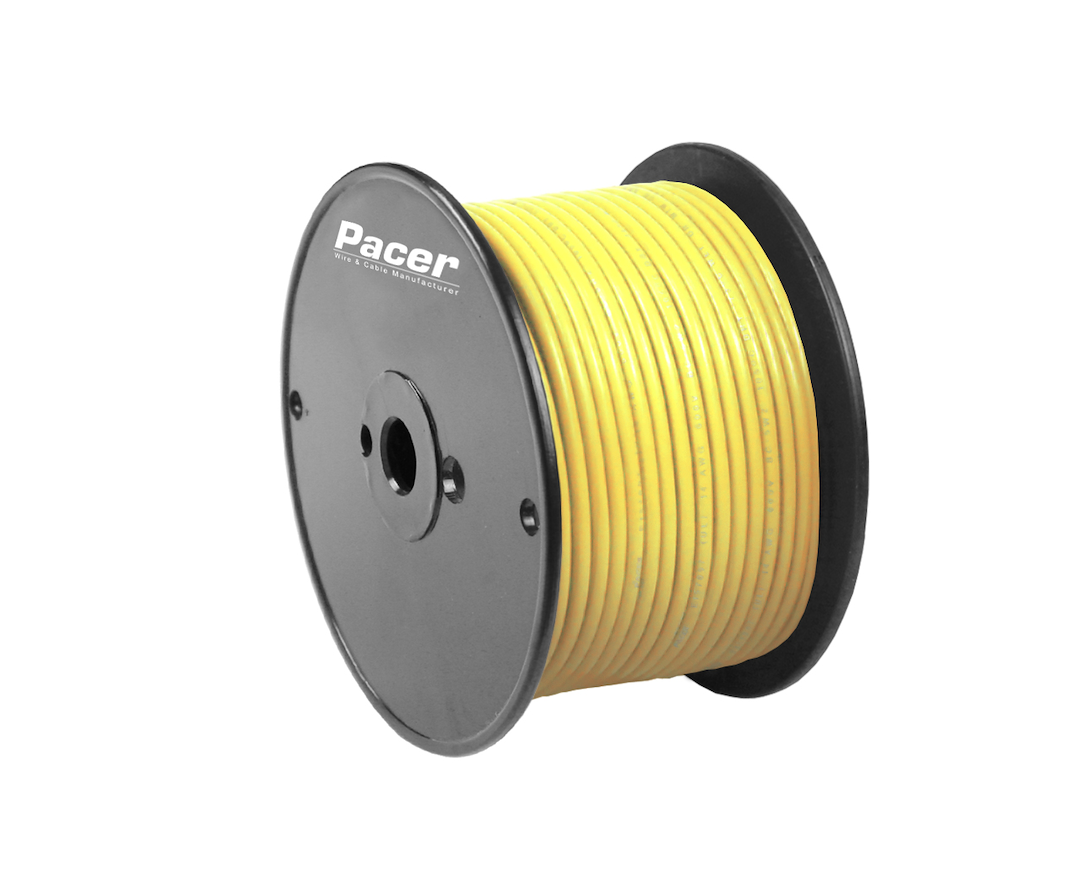 Pacer No Supplier Warranty Primary Wire WUL16YL-100 - Youth Large 16 Awg UL TC 100FT RL