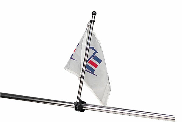 SEA DOG Made In USA Flagpole 327122-1 - SS Rail Mount 17