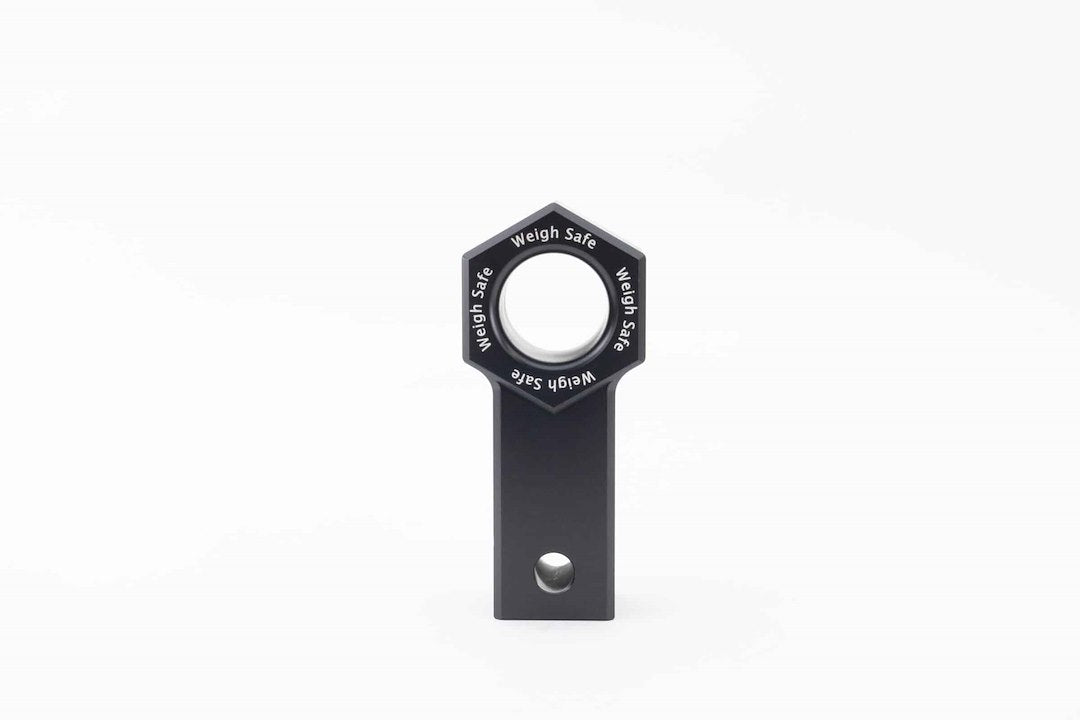 Weigh Safe Raw Machined Finish D-Ring Mount WS-SS-CER-BLA - Black Cerakote Towing Recovery