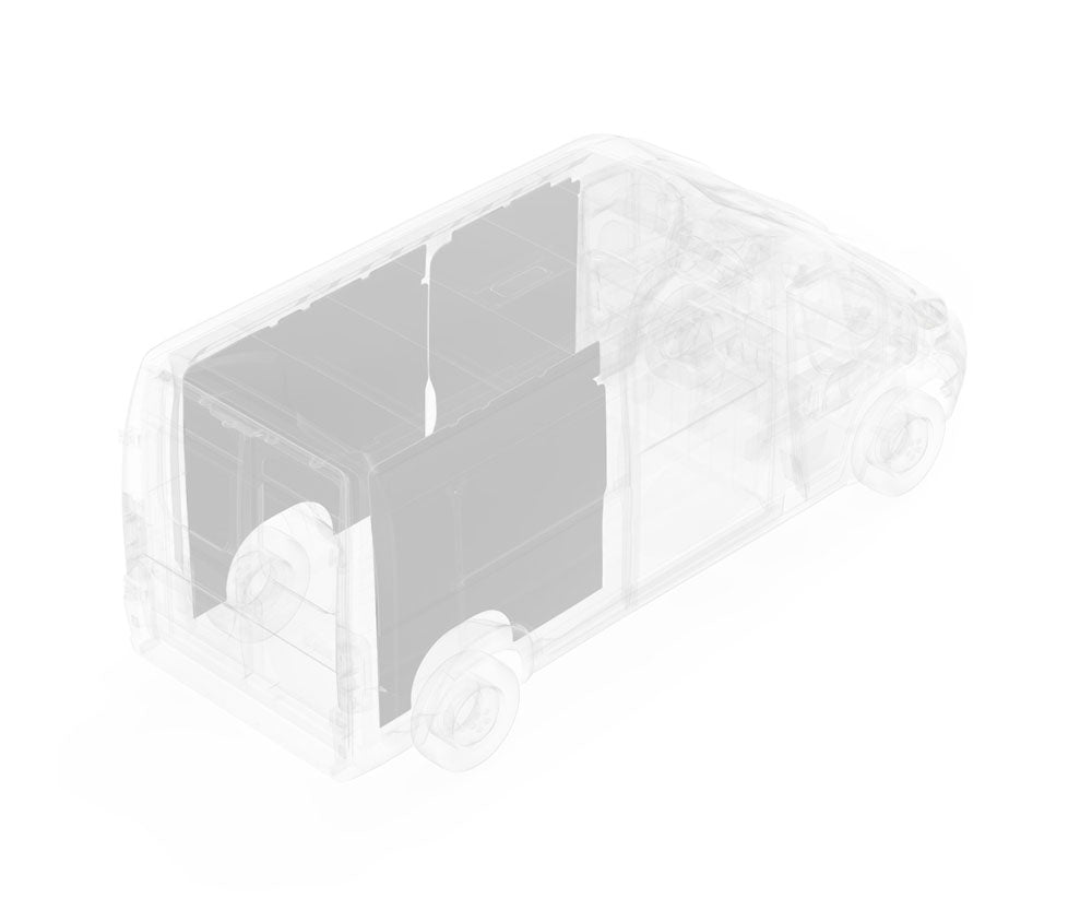 Legend Fleet Lightweight And Precision-Cut Van Wall Liner 654-114-2614 - Wallinr Promstr 159