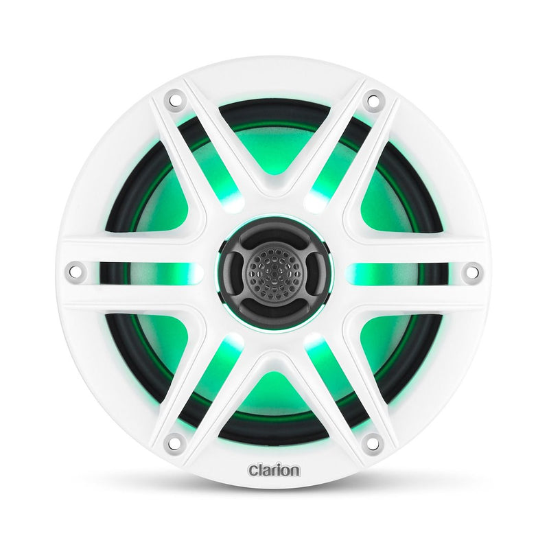 Clarion Salt Sun Certified Speaker 010-03046-00 - 6.5-Inch Coaxial Marine Speakers WI