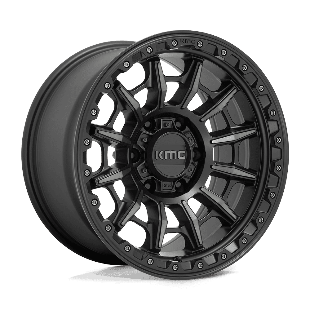 Wheel Pros With KMC Logo Center Cap KM54768068400 - Black KM547 16X8 6X5.5 S-Black Gtcc 00MM