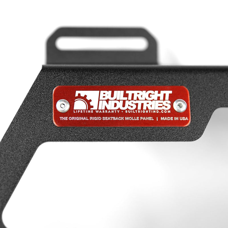 Builtright Limited Lifetime Warranty Molle Cargo Panel 104047 - Seat Back Tech Plate Kit GMC Chev